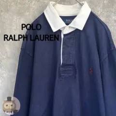 【人気カラー】ポロ ラルフローレン 長袖 ラガーシャツ 古着 メンズ