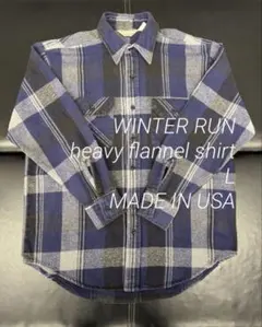 WINTER RUN USA製 L ヘビネル 三角タグ 80s vintage