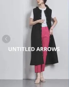 ユナイテッドアローズ　フリル　ワンピース　美品　黒