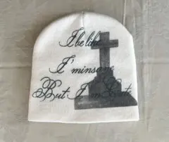 y2k ビーニー ホワイト アーカイブ