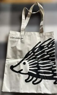 【新品】リサ•ラーソン　トートバッグ　ハリネズミ　非売品のサムネイル