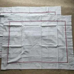 LAURA ASHLEY 100%コットン枕カバー2枚50×70cm 綿100%