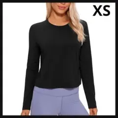 [CRZ YOGA] tシャツ 長袖 レディース 綿製ピマコットン XS ヨガ