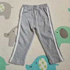 リブパンツ グレー 90cm