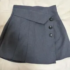 GRL インパン裏地付きアシンメトリーミニスカート[tu725]