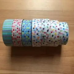 ドロップ　廃盤　4色6巻　mt マスキングテープ　茶芯あり　中古　人気 ドロップ 廃盤 4色6巻 mt マスキングテープ 茶芯あり 中古 人気