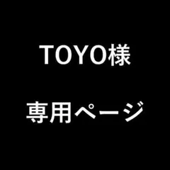TOYO様　専用ページ