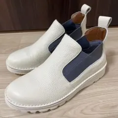 【新品同様】JS Heartlavel 本革サイドゴアシューズ 日本製24cm