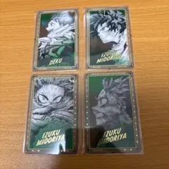 ヒロアカ原画展、緑谷出久、デク、箔押しクリアカード