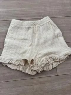 JEJEUNOSITY アイボリー フリルショートパンツ　Sサイズ