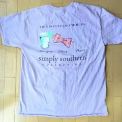 Simply Southern Tシャツ ラベンダー