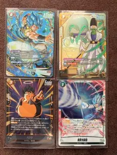 ドラゴンボールカード ゴジータSCR☆ パイクーハンUC☆ 他SR2枚