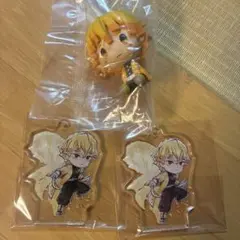 一番くじ 鬼滅の刃 D賞 ちょこのっこF賞 アクリルチャーム　我妻善逸