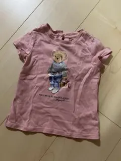 美品！ラルフ　ポロベア Tシャツ 12M 80 ピンク