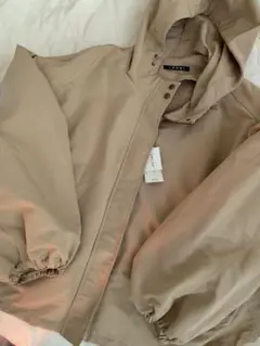 ミリタリーフリースライニング フード付きジャケット