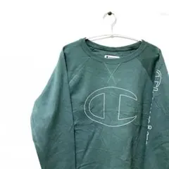 champion チャンピオン　グリーン　メンズ　トレーナー　L 古着