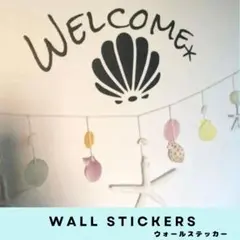 WELCOME ウォールステッカー
