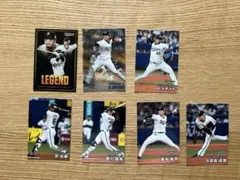 プロ野球チップス2025第一弾　オリックス　レジェンド　T-岡田　他