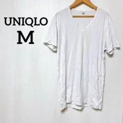 ❣️1点限り❣️UNIQLO HEATTECH VネックTシャツ【M】ホワイト