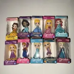 ディズニープリンセス Qposket フィギュアセット　ガチャ