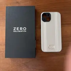 ZERO HALLIBURTON iPhone15用ケース シルバー