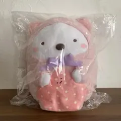 一番くじ　すみっコぐらし　A賞　しろくまおやすみっコぬいぐるみ