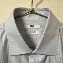 UNIQLO スーパーノンアイロン　スリムフィット ストライプシャツ XL