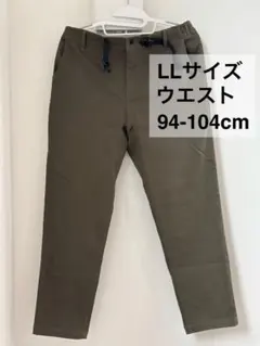 【POWER TO THE PEOPLE】 カーゴパンツカーキ LLストレッチ