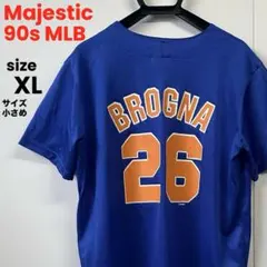 90s Majestic MLB New York Mets ベースボールシャツのサムネイル