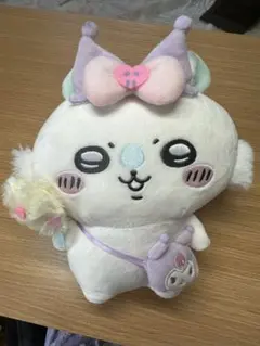 ちいかわ　モモンガ　クロミ　サンリオ　マスコット　ぬいぐるみ ちいかわ×サンリオキャラクターズ ぷちミニマスコット（モモンガ