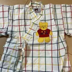 MIKI HOUSE 動物柄甚平 80センチ くまさん