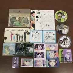 ❶ハンターハンター 冨樫義博展 コースター アニカフェ 特典カード まとめ売り