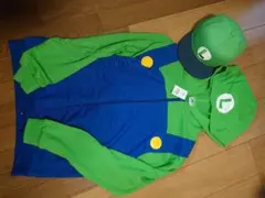 ルイージ フード付きジャケットとキャップセット