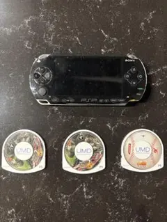 PSP本体 + ソフト3本セット