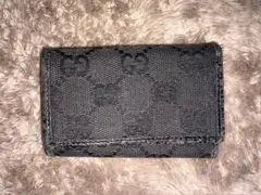 GUCCI GG柄 6連キーケース ブラックのサムネイル