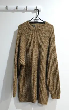 古着 ブラウン系 オーバーサイズニット