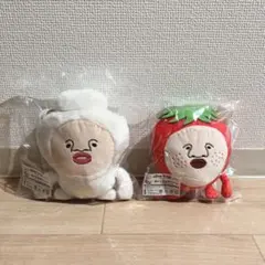 こびとづかん くじ B賞 ぬいぐるみポシェット カクレケダマ イチゴクレナイのサムネイル