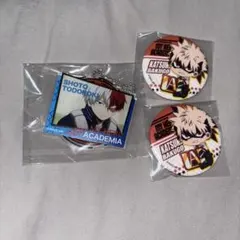 最終値下げ‼️ 僕のヒーローアカデミア ヒロアカ 爆豪勝己 轟焦凍 缶バッジ