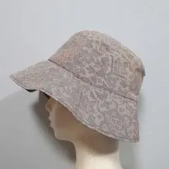 大島紬バケットハット 薔薇柄 両面正絹 選べる 内布 handmade - メルカリ
