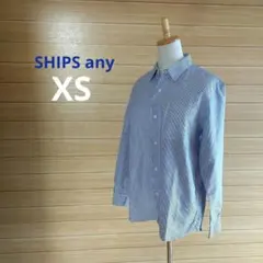 n*a様 最終価格❗【美品】SHIPS any ストライプ ボタンダウン 長袖シのサムネイル