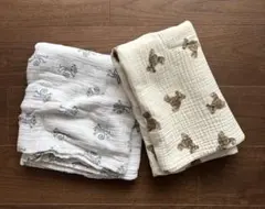 aden + anais おくるみ 2枚セット クマ