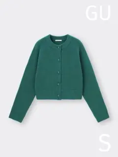 GU パフィータッチショートカーディガン　S