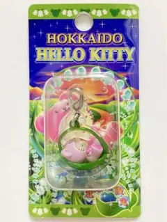 【激レア】 ご当地キティ　北海道　すずらん　スズランベア　クリアキューブ　ねつけ ご当地キティ 北海道限定 すずらんベアキティ ゆりかごチャーム