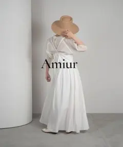 新品 Amiur A line skirt ops Aラインスカートワンピースのサムネイル