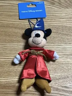 【新品未使用】　ミッキーマウス ファンタジア キーチェーン　ぬいぐるみ