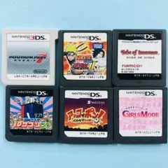DS マリオカート7 NARUTO テイルズオブイノセンス IQサプリ等 6個