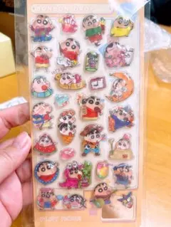 ボンボンドロップシール　ウォーターシール　水シール　しんちゃん4