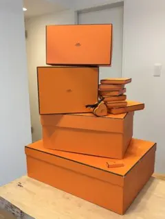 ゲリラお値下げ　オレンジボックス　エルメス　バーキン　ピコタン　空箱
