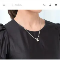 BASICANDACCET　chiika　manon シルバーパールネックレスのサムネイル