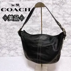 ⭐美品⭐COACH ショルダーバッグ ワンショルダー ホーボー ハーフムーン